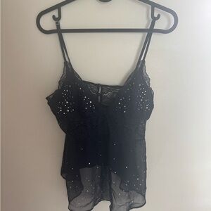 Victoria's Secret Lingerie Set, Both Medium, Navy Top & Shorts